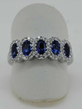 Spectacular Natural Sapphire/Diamond Ring