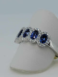 Spectacular Natural Sapphire/Diamond Ring