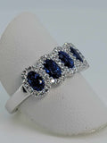 Spectacular Natural Sapphire/Diamond Ring