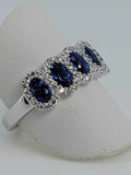 Spectacular Natural Sapphire/Diamond Ring