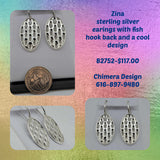 Handmade Sterling Earrings From Zina Sterling at Chimera Design