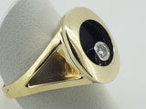 14kt Diamond Ring - The Diamond moves when you do!