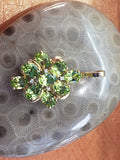 14kt Yellow Gold Estate Peridot Pendant/Pearl Enhancer