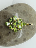 14kt Yellow Gold Estate Peridot Pendant/Pearl Enhancer