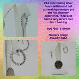 Locking Sterling In and Out Earrings