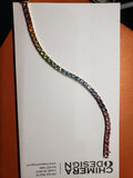 Rainbow of Natural Gems In Heavy Yellow Gold Bracelet - Estate Bargain PRICE REDUCED