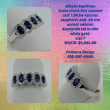 Spectacular Natural Sapphire/Diamond Ring
