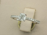 .75 ctw Cushion Cut Halo Diamond Ring - GIA Natural Diamond